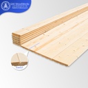 CCA Beams ไม้ฝาสน รางลิ้น ร่องวี 0.5'' × 5'' × 3 เมตร (13มม.×122มม.×3ม.)