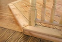 Grooved Decking ไม้ระเบียงสนไสเซาะร่อง 1.5'' × 4'' × 3 เมตร (28มม.×96มม.×3ม.)