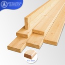 Decking ไม้ระแนงสนไสเรียบมุมกลม 1.5'' × 4'' × 3 เมตร (28มม.×96มม.×3ม.)